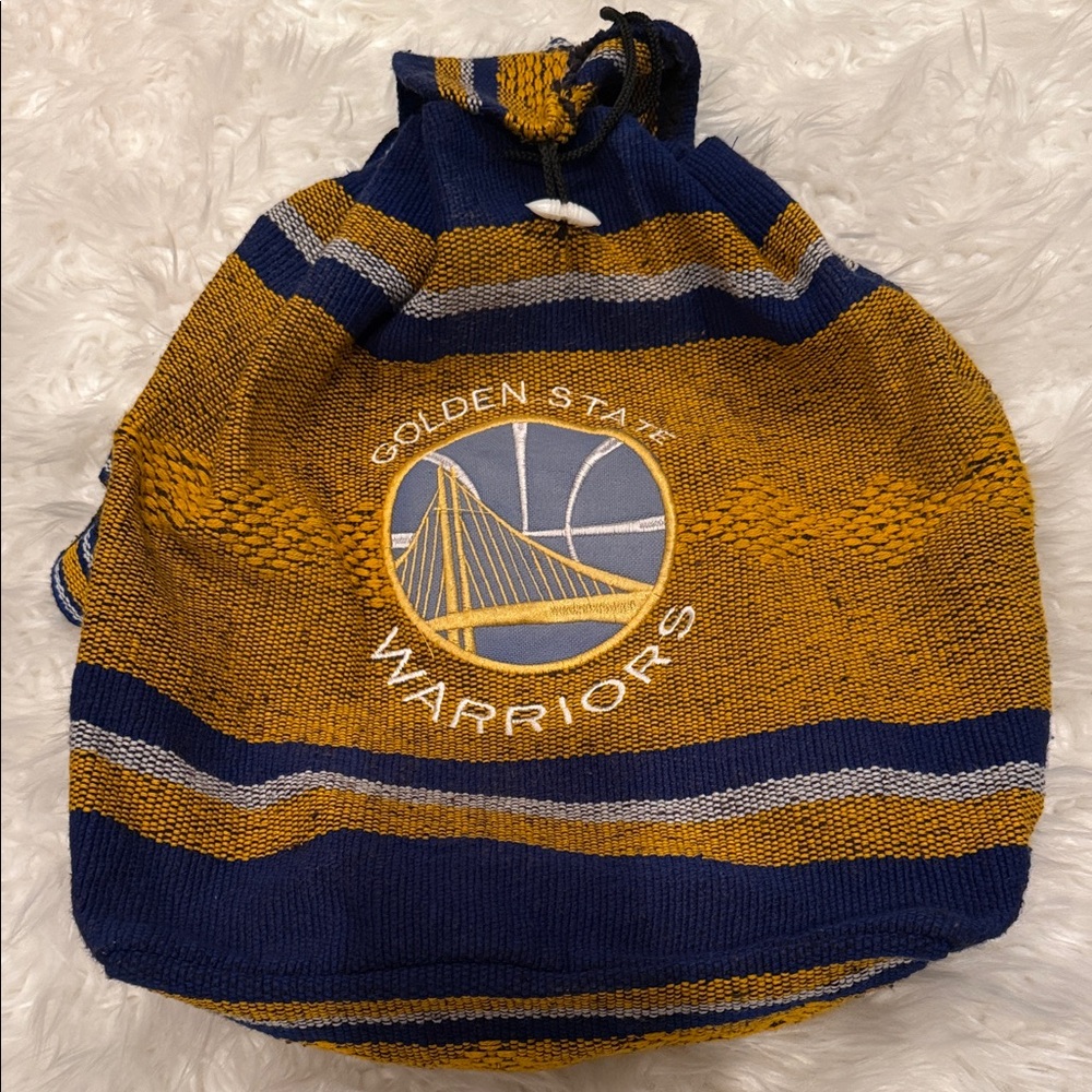 Golden State Warriors Knit Drawstring Bag